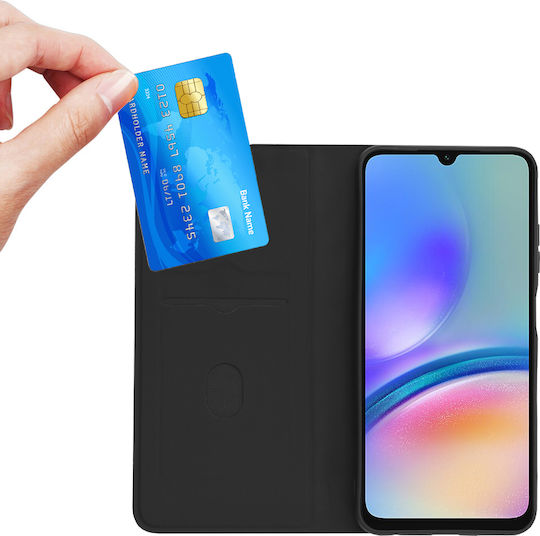 Techsuit Book Silicon / Piele artificială Negru (Nothing Phone (3a))