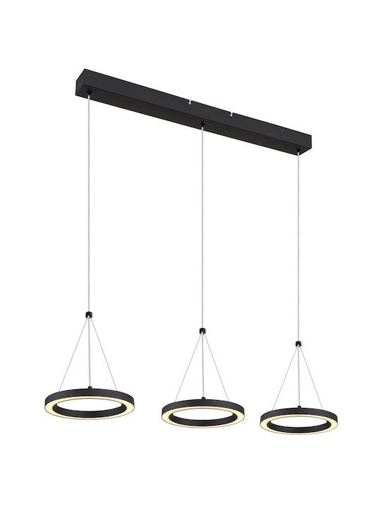 Globo Lighting Κρεμαστό Φωτιστικό Μαύρο