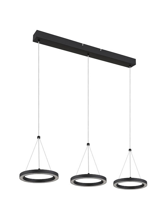 Globo Lighting Κρεμαστό Φωτιστικό Μαύρο