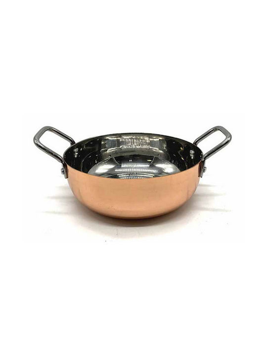 Homestyle Σαγανάκι από Ανοξείδωτο Ατσάλι 18.5cm