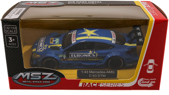 Mercedes AMG C 63 DTM Spielzeugauto MSZ 1:43 Blau
