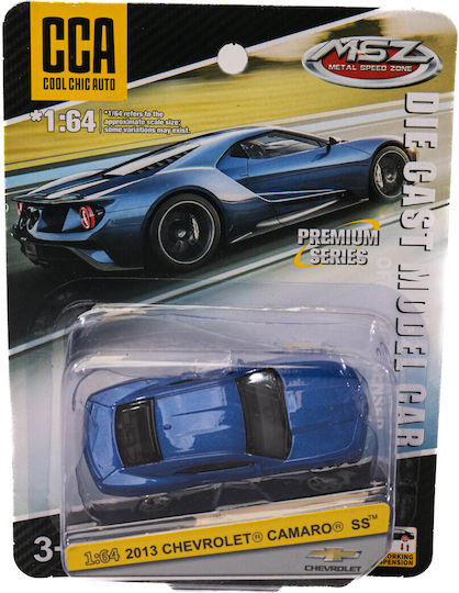 2013 Chevrolet Camaro Ss Msz 1:64 Blue Toy Car