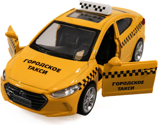 Msz Toy Car Elantra Taxi Scale 1:40 Yellow