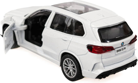BMW X5M MSZ 1:43 White Toy Car