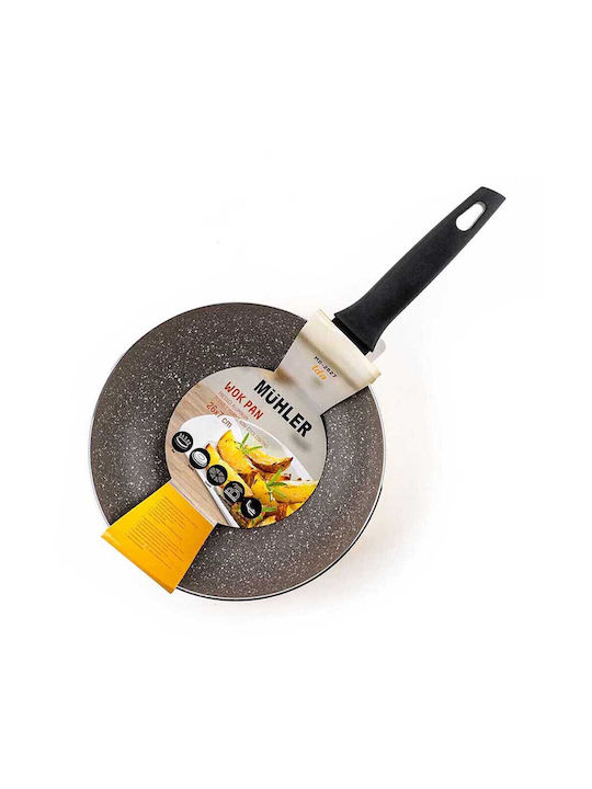 Muhler Ida Wok from Aluminum with Non-Stick Interior Coating