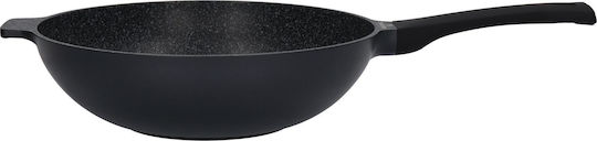 Zwieger Wok Mit Deckel aus Aluminium mit Steinbeschichtung 32cm