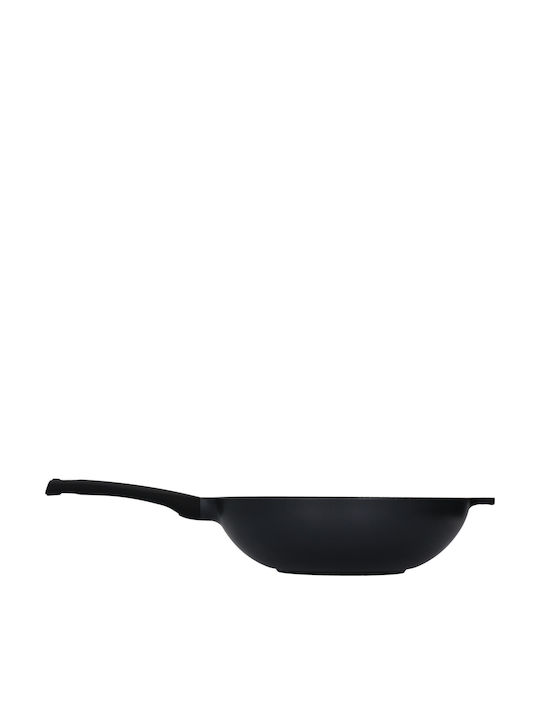 Zwieger Wok από Αλουμίνιο Με Καπάκι με Επίστρωση από Πέτρα 32cm