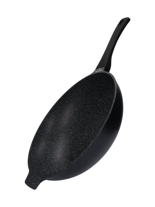 Zwieger Wok από Αλουμίνιο Με Καπάκι με Επίστρωση από Πέτρα 32cm