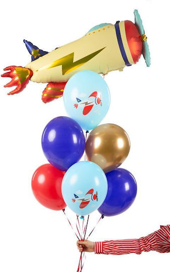 Set of 6 Balloons Latex Multicolored 30cm