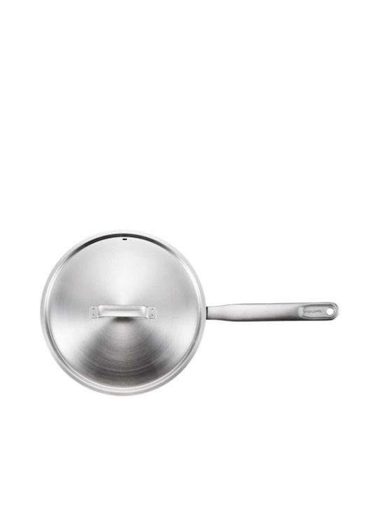 Fiskars Pan Mit Deckel aus Stahl mit Antihaftbeschichtung 26cm