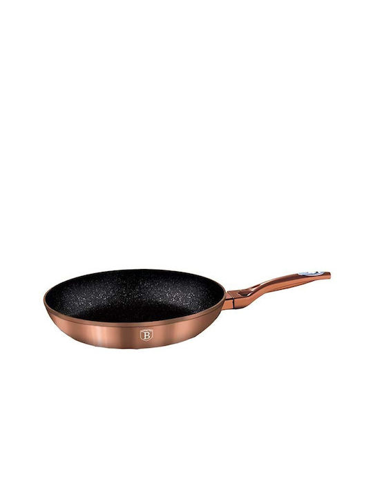 Berlinger Haus Metallic Line Pan aus Aluminium mit Steinbeschichtung Rose Gold Collection 20cm