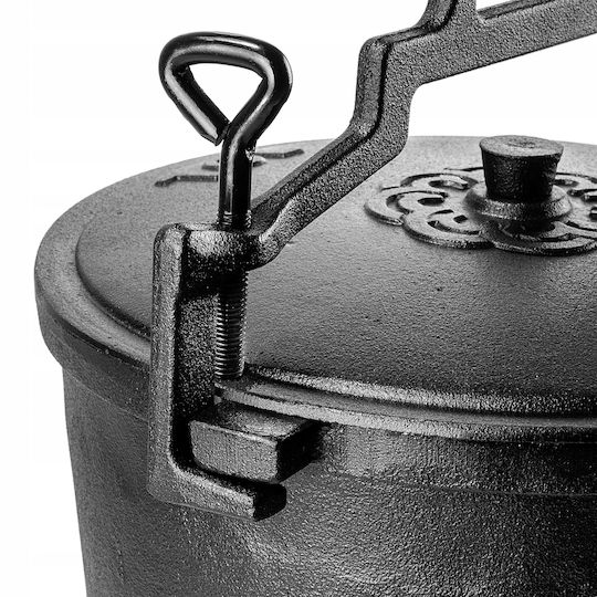 Kadax Cast Iron Hunter's Pot 10l Fire Pit Grill Roasting