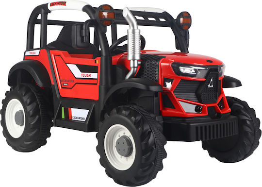 Kids 12V Electric Ride On Tractor Red