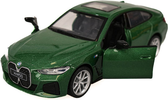 Bmw I4 M50 Toy Car Msz 1:34 Green