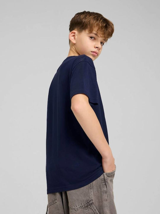 PUMA Kids' T-shirt Navy Graphics Tee III