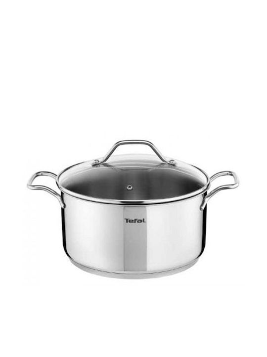 Tefal Intuition Deep Stainless Steel Pot 6lt / 26cm