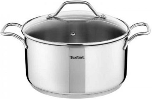 Tefal Intuition Βαθιά Ανοξείδωτη Κατσαρόλα 6lt / 26cm