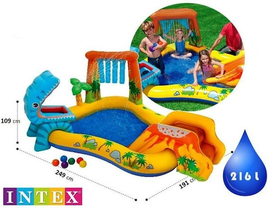 Intex Play Center Children's Swimming Pool PVC 310L Inflatable 249x191x109cm
