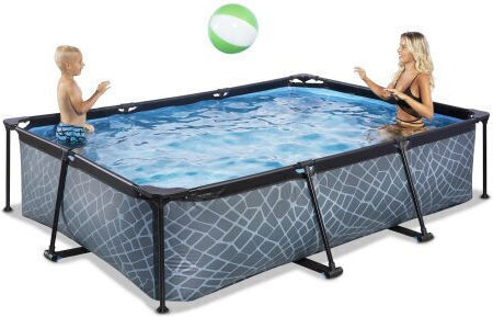 Exit Toys 3700 Πισίνα 3700lt με Μεταλλικό Σκελετό 280x180x55εκ. Γκρι