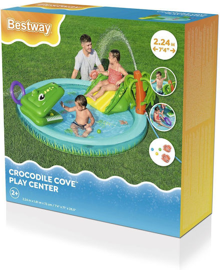 Bestway Piscină Pentru Copii Rotundă Gonflabilă 210lt 224x72cm
