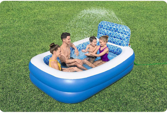 Bestway PVC Swimming Pool 702L Inflatable 229x152x152cm Blue