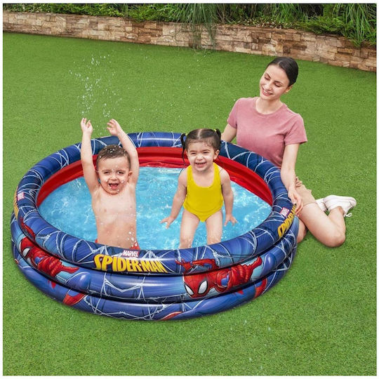 Bestway Children's Round Swimming Pool 200L Inflatable 122x30cm Blue