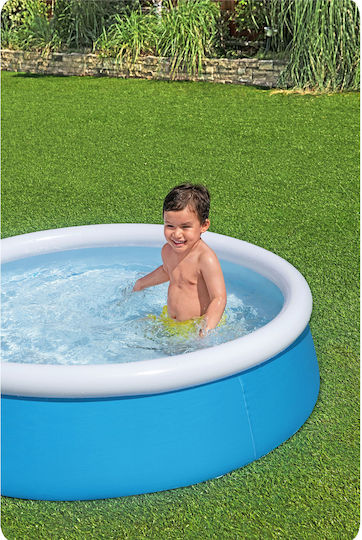 Bestway Children's Round Swimming Pool 477lt Inflatable 152x38cm Light Blue