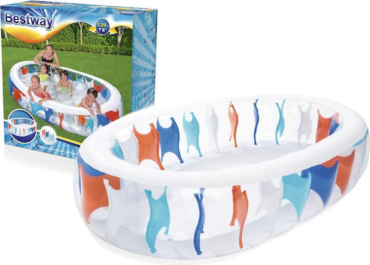 Bestway Παιδική Οβάλ Πισίνα 542lt Φουσκωτή 229x152x51εκ.