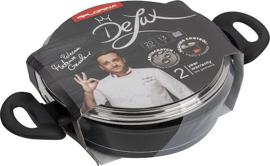 Florina Delux Ρηχή Κατσαρόλα από Αλουμίνιο 1.3lt / 20cm