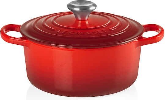 Le Creuset Cerise Βαθιά Κατσαρόλα από Μαντέμι 6.7lt / 28cm
