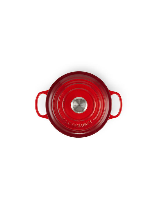 Le Creuset Cerise Βαθιά Κατσαρόλα από Μαντέμι 6.7lt / 28cm
