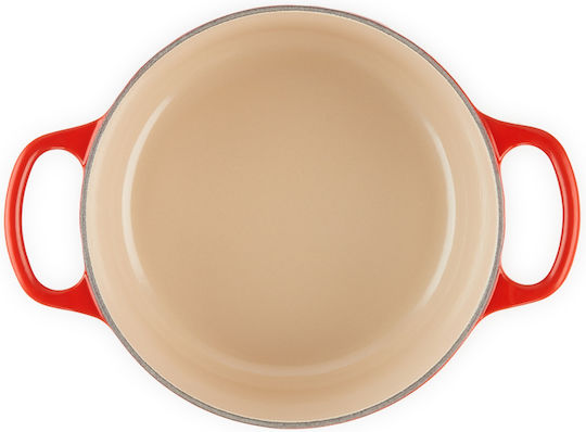 Le Creuset Cerise Βαθιά Κατσαρόλα από Μαντέμι 6.7lt / 28cm