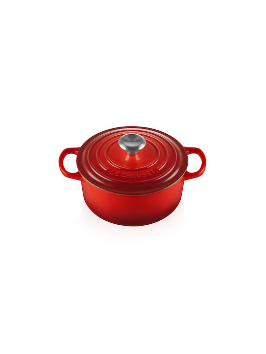 Le Creuset Cerise Βαθιά Κατσαρόλα από Μαντέμι 6.7lt / 28cm