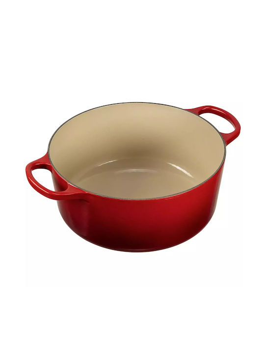 Le Creuset Cerise Βαθιά Κατσαρόλα από Μαντέμι 6.7lt / 28cm