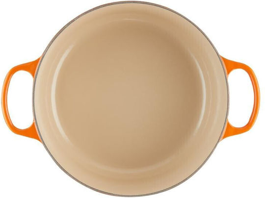 Le Creuset Signature Tiefer Topf aus Gusseisen 4.2Es / 24cm Volcanic