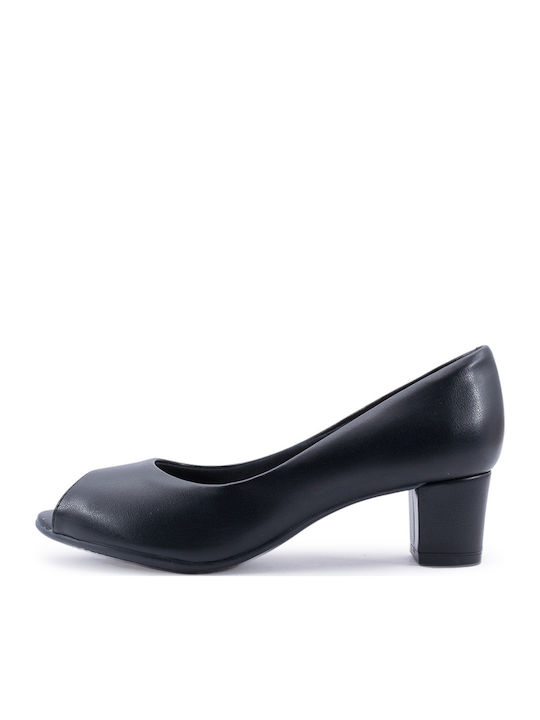 Black Medium Heels