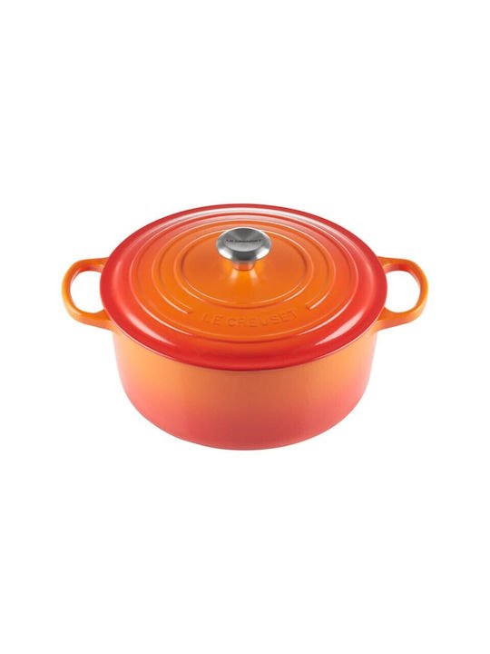 Le Creuset Βαθιά Κατσαρόλα από Μαντέμι 5.3lt / 26cm Volcanic