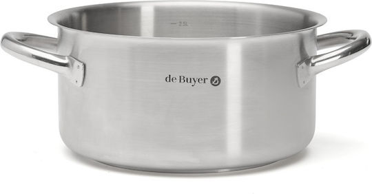 De Buyer Prim Appety Βαθιά Ανοξείδωτη Κατσαρόλα 3.1lt / 20cm