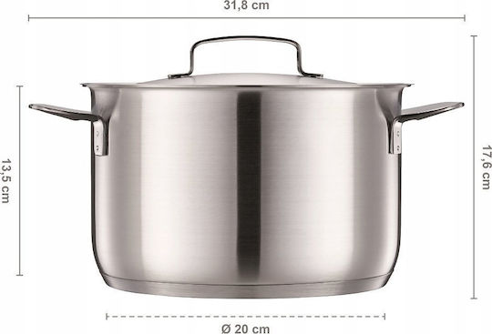 Fiskars All Steel Deep Stockpot 5L / 28cm