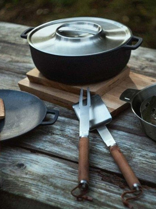 Fiskars Norden Saute Cast Iron with Lid 30cm
