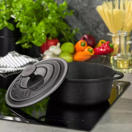 KING Hoff Deep Pot made of Cast Iron 4lt / 24cm
