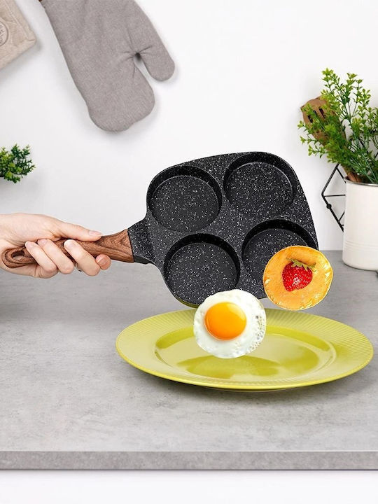 Vilde Tigaie pentru pancakes din Aluminiu cu Strat de Piatră 19cm