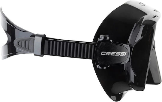 CressiSub SF1 Mască De Scufundare Neagră