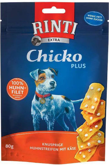 Rinti Chicko Plus Treat for Puppies Ear Small Breeds from Chicken 80gr