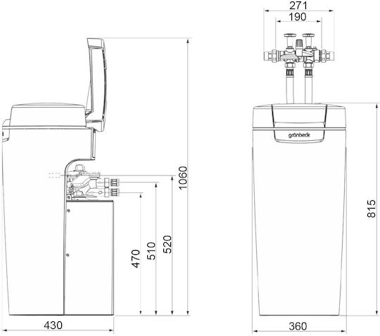 Water Softener Resin Grünbeck Softliq Sd21 1 7.5 Liters
