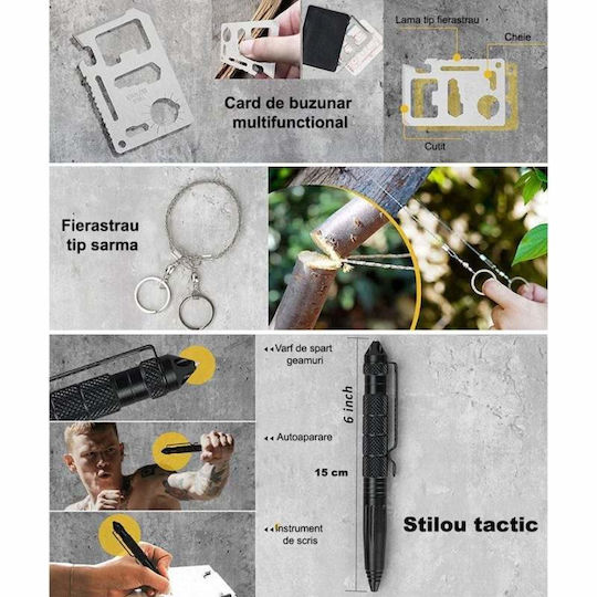 Valizuță Kit De Supraviețuire 12-în-1