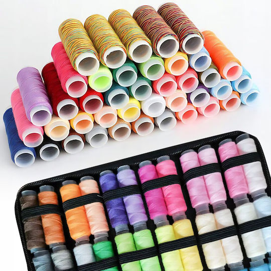 Set de Cusut Dexxer Ace de Cusut Bobine Colorate Foarfecă Geantă de Transport Accesorii 226 Piese