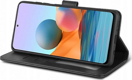 Tech-Protect Brieftasche Synthetisches Leder / Silikon Schwarz (Redmi Note 10 Pro)