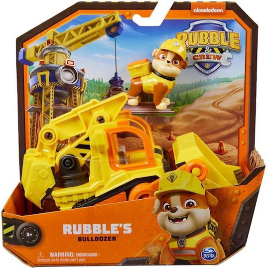Spin Master Paw Patrol Rubble & Crew Buldozerul Lui Rubble Pentru 3+ Ani