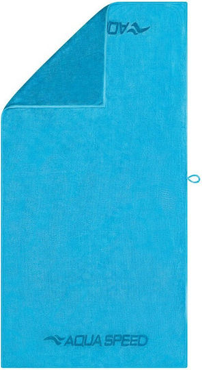 Aquaspeed Πετσέτα Microfiber Προσώπου 250gr/m² Μπλε 100x50εκ.